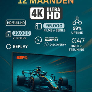 IPTV Totaal 12 Maanden Dutch IPTV Abonnement Beste Keuze in Nederland