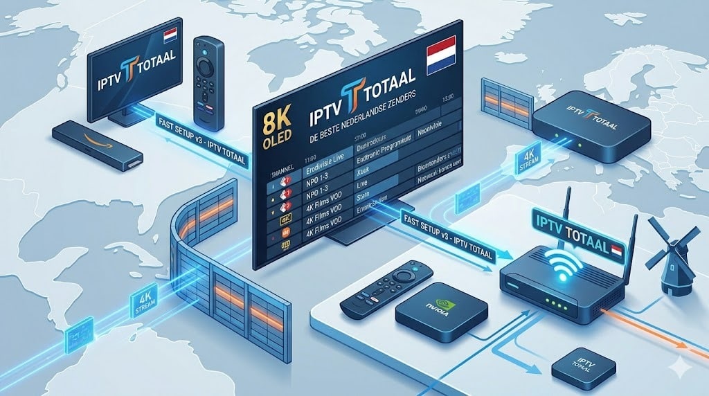universal-streaming-compatibility-iptv abonnement-netherlands-flag-branding