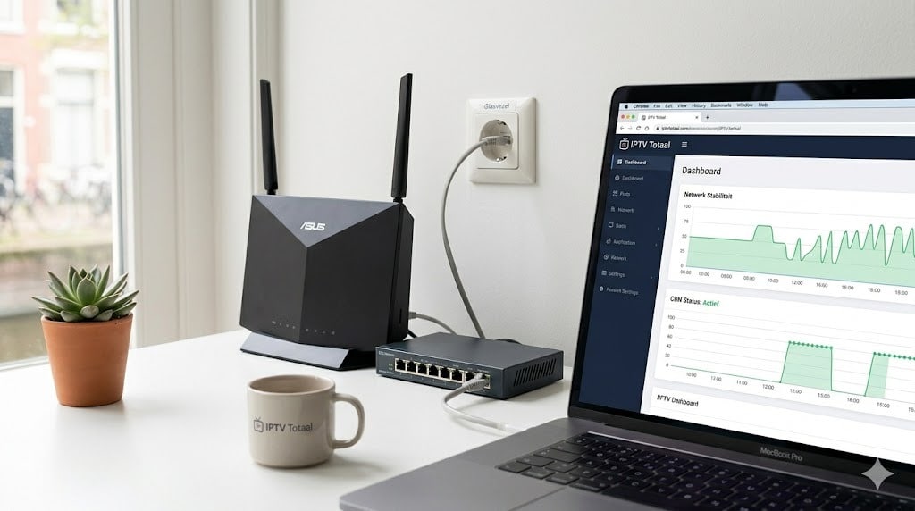 De technische backend van IP TV Totaal zorgt voor een stabiele verbinding zonder buffering