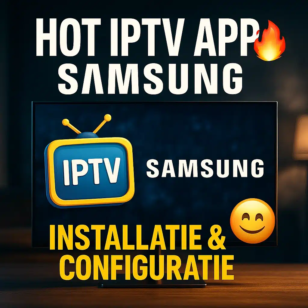 Hot IPTV app installeren op Samsung Smart TV via de officiële interface.